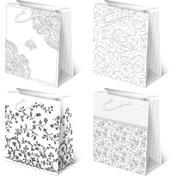 Torebki ozdobne XLA-4 Avantgarde białe 10 sztuk - PAW S.C.