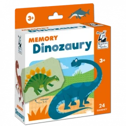 Gra Memory Dinozaury Kapitan Nauka - praca zbiorowa