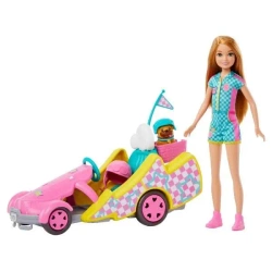 Barbie Gokart Stacie pojazd filmowy i lalka HRM08 - Mattel