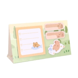 Karteczki samoprzylepne Kapibara z rybką - Strigo