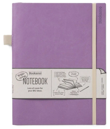 Bookaroo Notatnik Journal duży - Jasny fiolet - IF