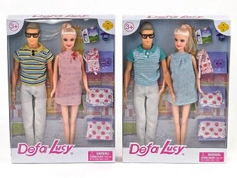 Lalki mama i tata z akcesoriami 29cm MIX - ADAR