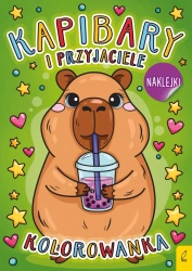 Kapibary i przyjaciele. Kolorowanka - opracowanie zbiorowe