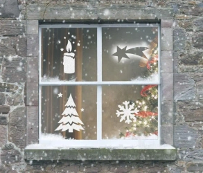 Szablony do sztucznego śniegu 10szt - Arpex