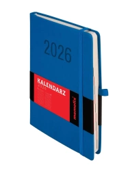 Kalendarz 2026 A5 Memofix DNS niebieski - -
