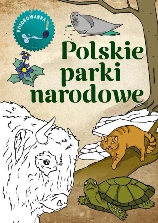 Kolorowanka. Polskie parki narodowe - Katarzyna Kopiec Sekieta