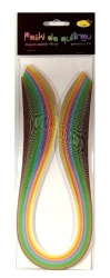 Paski do quillingu 3mmx50cm pastelowe 100szt - Galeria Hobby