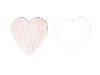 Serce dekoracja 2,5cm 12szt - MFP