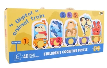 Puzzle dla dzieci edukacyjne pociąg - Pro Kids