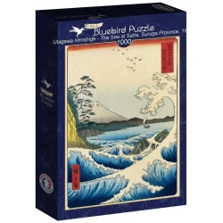 Puzzle 1000 Widok na morze w Satta, Hiroshige - Bluebird Puzzle