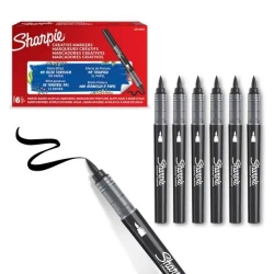 Markery akrylowe czarne (6szt) - Sharpie