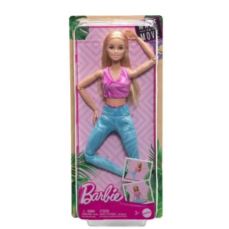 Barbie. Lalka Made to Move Blond włosy - Mattel