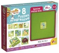 Carotina Baby Puzzle Progresywne 8 Farma - Lisciani