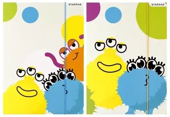 Teczka z gumką A4 Monsters - STARPAK