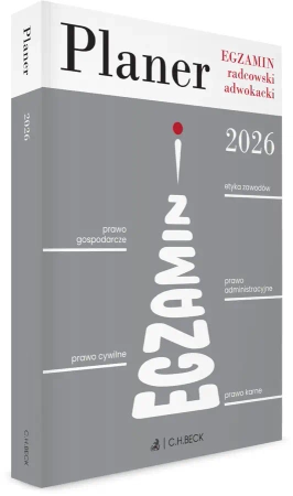Planer. Egzamin radcowski i adwokacki 2026 - praca zbiorowa