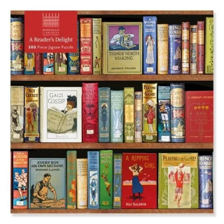 Puzzle 500 Książki Biblioteka Bodlejańska - Flame Tree