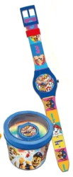 Zegarek analogowy Paw Patrol w metalowym opakowaniu PW19878 - Kids Euroswan