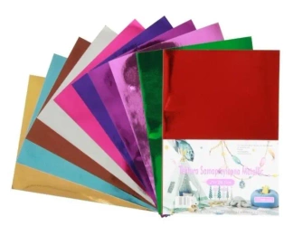 Tektura samoprzylepna metalic 10 kolorów - Penword