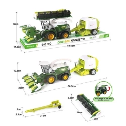 Zestaw kombajnów z belarką do słomy - TOYS Paweł Wojda
