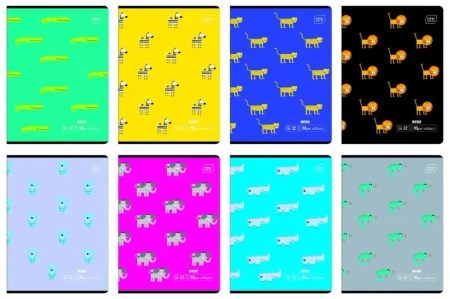 Zeszyt A5/32K trzylinia kolor 90g BB Kids (10szt) - INTERDRUK