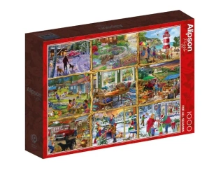 Puzzle 1000 Wszystkie pory roku - Alipson