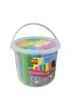 Kreda chodnikowa wiaderko 22szt - SES
