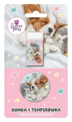 Gumka + temperówka The Sweet Pets - Beniamin