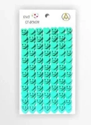 Stiker z elementami z pianki miętowy - Galeria Hobby