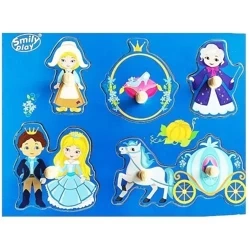 Układanka drewniana Kopciuszek - Smily Play