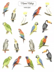 Naklejki Papugi - Mama Maluje