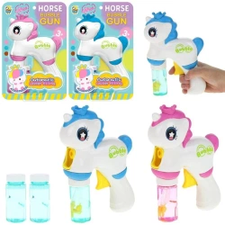 Pistolet na bańki jednorożec 2x60ml MIX - Trifox