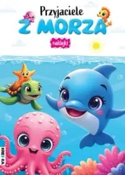 Kolorowanka z naklejkami - Przyjaciele z morza - praca zbiorowa