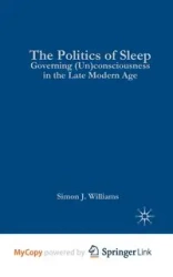 The Politics of Sleep - Williams S.