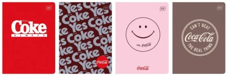 Zeszyt A5/60K kratka M Hybrid Coca Cola (10szt) - INTERDRUK