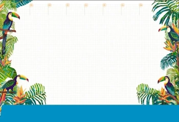 Podkład na biurko notes B3 - tropiki - Tetis