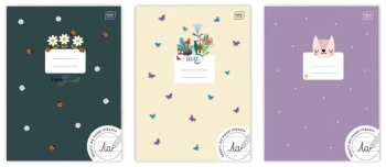 Zeszyt A4/32K trzylinia kolor UV Girls (10szt) - INTERDRUK