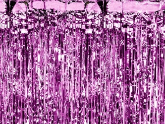 Kurtyna Party, purpurowy, 90x250cm - PartyDeco