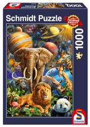 Puzzle 1000 PQ Cudowny wszechświat - Schmidt Puzzle