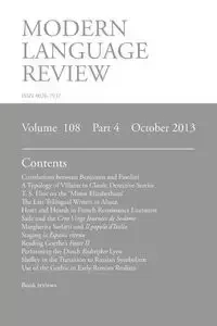 Modern Language Review (108 - Richardson Brian