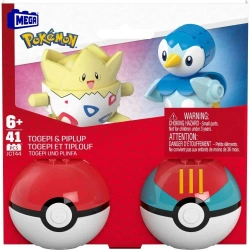 Mega Pokemon Pokeball Togepi i Piplup JCT44 - Mattel