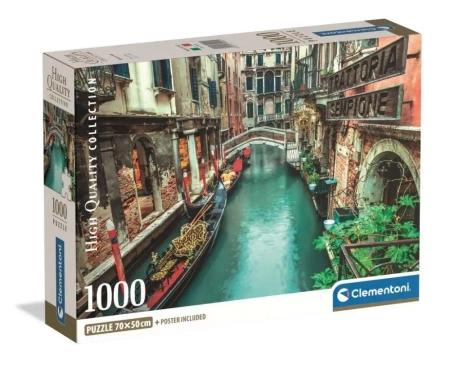 Puzzle 1000 Venice Canal - Clementoni