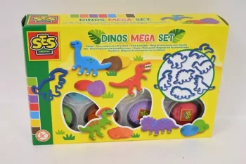 Ciasto zestaw dinozaurów mega z foremkami - SES