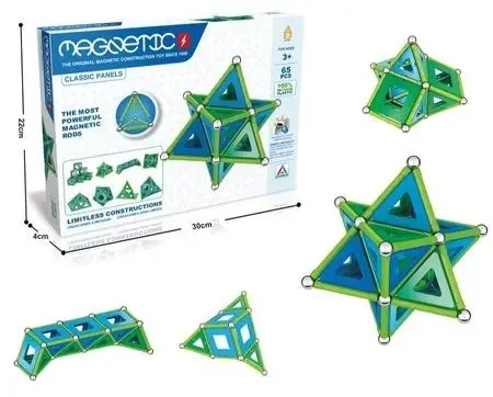 Klocki magnetyczne 65el - Ciuciubabka