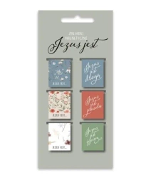 Zakładki magnetyczne - Jezus jest 6szt - Szaron