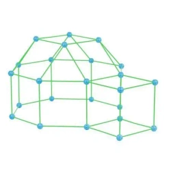 Zwariowany namiot zielono-niebieski świecący - Kolorowe Baloniki