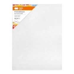 Podobrazie bawełniane 18x24cm białe HAPPY COLOR - GDD