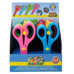 Nożyczki bezpieczne z odbojnikiem 13,5cm (12szt) - Titanum