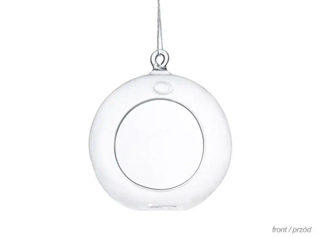 Kule szklane świeczniki 10cm 4szt - PartyDeco