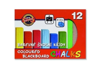 Kreda kolorowa do tablic 12 kolorów - Koh-I-Noor