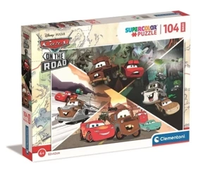 Puzzle 104 Maxi Super Kolor Disney Cars - Clementoni